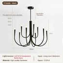 Vintage Chandelier Dining Living Room Luxury Suspension Hanging Light Fixture E14 Bulb by Ljojo