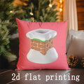 Christmas 3D-Inspired Pillow Covers by Ljojo for Sofa Bedroom Car - Home Decor