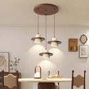 Japanese Wabi Sabi LED Hanging Lamp Yellow Travertine Pendant Light by Ljojo