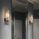 Ljojo Marble Alabaster Copper Wall Lamp Sconce LED Light
