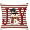 Fawn Christmas Tree Red Pillow Cover 45x45cm Ljojo Branded Home Decoration