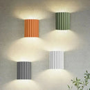 Ljojo Macaron Resin LED Wall Lamp for Entryway, Living Rooms, Bedrooms, Study