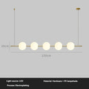 Nordic Cream Bubbles LED Pendant Chandeliers for Living Rooms by Ljojo