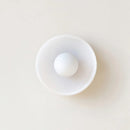 Ljojo Modern Round Glass Ceiling Light Ambient Illumination Indoor Home Decor Fixture