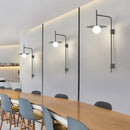 Nordic Designer LED Wall Light for Bedroom Black Indoor Lighting by Ljojo