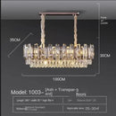 Nordic Gold LED Crystal Chandelier | Luxury Ceiling Light for Dining & Living Room | Ljojo
