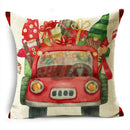 Ljojo Linen Christmas Cushion Cover 45x45cm Home Office Living Room Merry Christmas Gifts