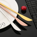 Ljojo Mirror Gold Stainless Steel Dinner Knives Set for Home & Restaurant