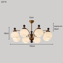French Medieval Style Living Room Chandelier Retro Wood Hanging Lamp by Ljojo