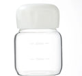 Ljojo Mini Solid Color Glass Water Bottle with Lid