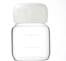 Ljojo Mini Solid Color Glass Water Bottle with Lid