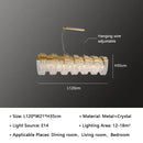 Crystal Pendant Lamp French Bedroom Lighting New High-end Light Luxury Indoor Restaurant Lighting