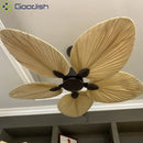 Nordic LED Ceiling Fan with Palm Leaf | Modern Simplicity Chandelier for Home Decoration by Ljojo