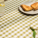 Geometric Cotton Tablecloth by Ljojo: Checkered Kitchen, Wedding & Holiday Decor