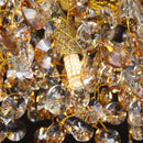 Ljojo Luxury Gold Crystal Chandelier Lights for Dining Room - Elegant Large Pendant Branch Chandeliers