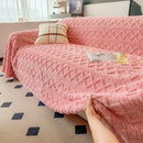 Ljojo™ Super Warm Coral Fleece Sofa Blanket for Winter - Soft & Thick Couch Cover