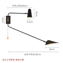 Industrial Copper Swing Arm Wall Lamp Double Head LED E27 Gold/Black/White by Ljojo