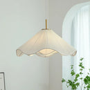 Nordic Fabric Led Chandelier Modern White E27 Pendant Lights - Ljojo