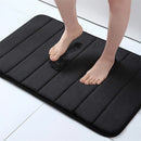Ljojo Memory Foam Bath Mat Ultra Soft Non-Slip Water Absorbent Shower Rug