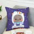 Ljojo Mochi Cat Luxury Cushion Cover Set for Sofa and Bed