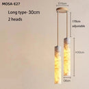 Marble Chandelier Light Luxury Bedroom Restaurant - Ljojo