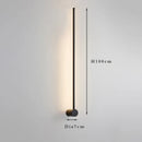 Ljojo Fumi Contemporary Long Strip Wall Lamp LED Indoor Light for Living Room Bedroom
