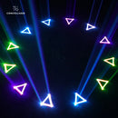 Ljojo™ RGB Moving Head High-Frequency Scanning Pattern ILDA Interface for DJ Bars & Clubs