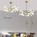 Ljojo Branch Firefly Ceiling Chandelier LED Hanging Lamp Modern Home Decor Nursery Design