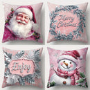 Cute Snowman Santa Claus Pillowcase by Ljojo - Home Decoration