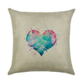 Ljojo Linen Pillowcase 45*45cm for Household Sofa Decor - Love Letter Series