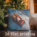 Christmas Pattern Pillow Covers for Sofa Bedroom Car - Ljojo Brand