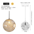 LED Staircase Chandelier Modern Glass Hollow Sphere Ljojo
