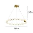 Modern LED Chandelier for Living Room Nordic Dining Room Pendant Lamps by Ljojo