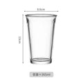 Ljojo 360ml Glass Christmas Cups for Various Beverages