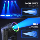 Ljojo™ 150W RGBW LED Moving Head Light with Beam Effect and 7 Color Options