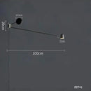 Adjustable Swing Arm Wall Lamp for Living Room and Bedroom by Ljojo