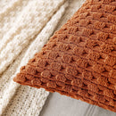 Boho Striped Corduroy Farmhouse Pillow Covers, Soft & Fluffy - Ljojo Brand