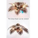 Ljojo LED Coconut Tree Chandelier - Tropical Bohemian Style Lighting