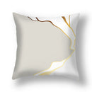 Black Gold Sun Cushion Cover Vase - Ljojo Home Pillowcase Square Cushions