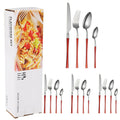 Ljojo 16-Piece Stainless Steel Tableware Set for Restaurants, Hotels, and Homes