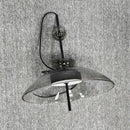 Nordic Glass Pendant Light Clear Gray Modern Hanging Lamp by Ljojo