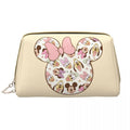 Ljojo Minnie Mouse Cartoon Cosmetic Bag Large Capacity Toiletry Case