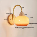 Ljojo LED Wall Lights Pull Chain Switch Modern Bedside Lamp Decoration