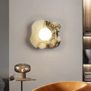Ljojo Marble LED Wall Sconce Reading Lamp for Home Decor