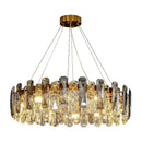 Ljojo Luxury Crystal LED Chandelier for Home Decor & Living Room