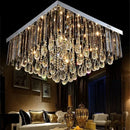 Ljojo LED Crystal Ceiling Lamps for Living Room Bedroom Dining Modern Minimalist Lighting