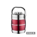 Ljojo 3-Layer Stainless Steel Insulated Bento Lunch Box - Large Capacity Pot