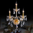 Ljojo Luxury Crystal Lamp Bedside Wall Light Fixture 1/2/3 Heads