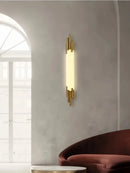 Ljojo Minimalist Gold LED Art Wall Lamp for Modern Living Spaces