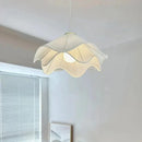 French Fabric Petal Led E27 Pendant Light by Ljojo: Nordic Creamy Art Decor Hanging Lamp